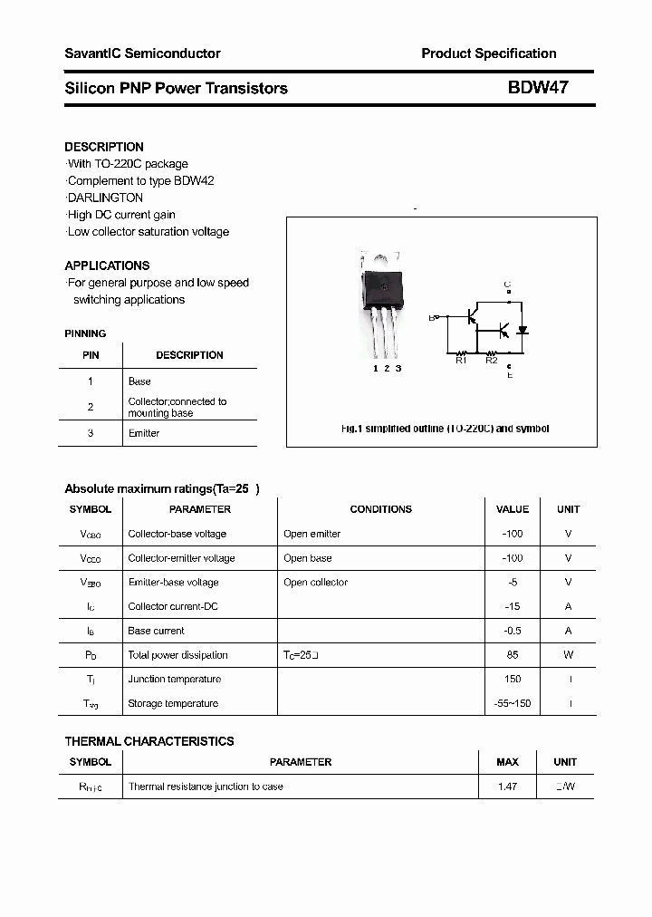 BDW47_8387383.PDF Datasheet