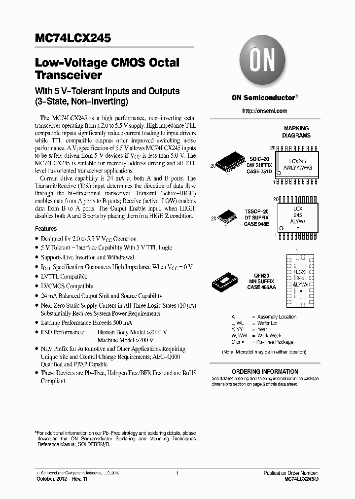 MC74LCX245DTR2G_8388565.PDF Datasheet