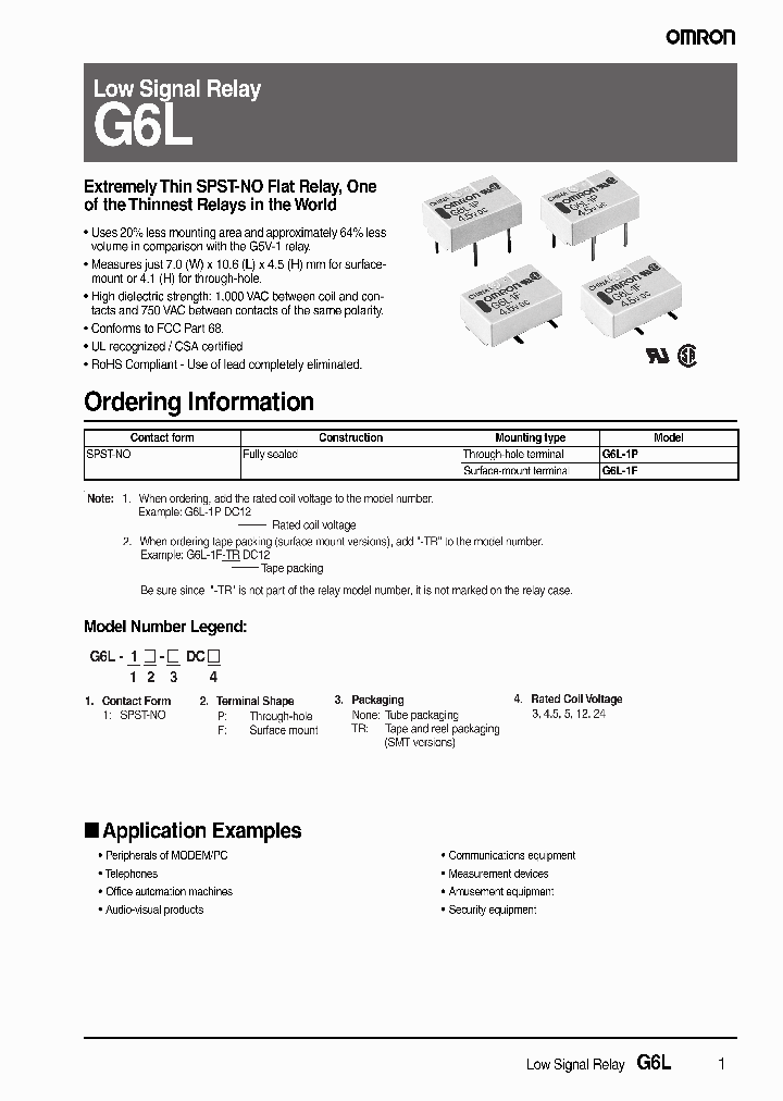 G6L-1F-DC12_8389027.PDF Datasheet