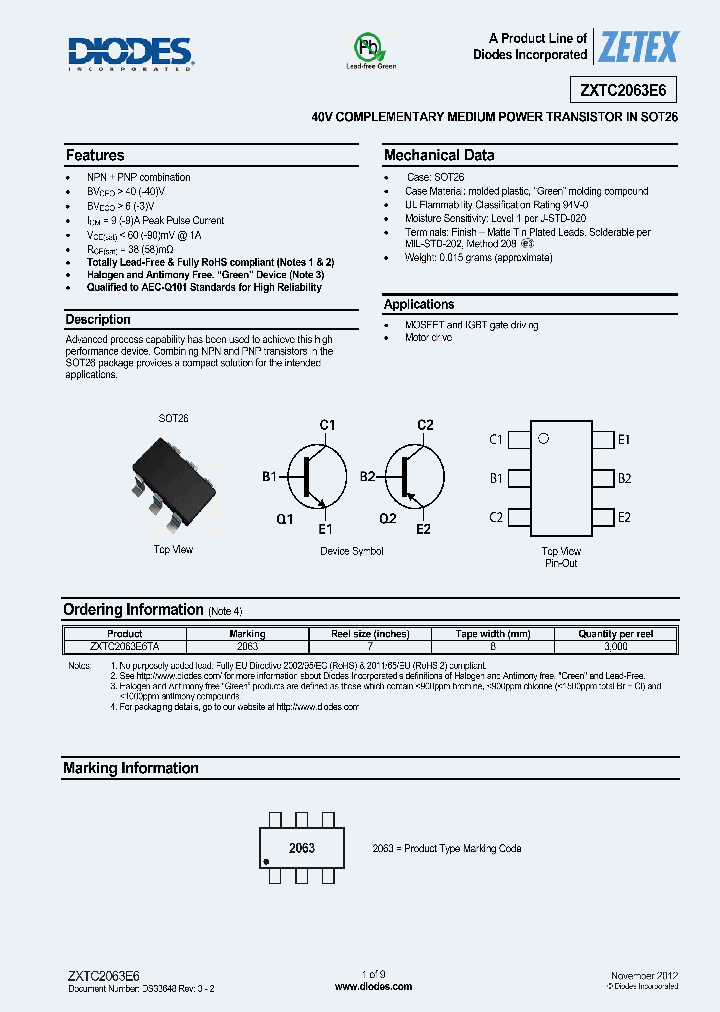 ZXTC2063E6_8389398.PDF Datasheet