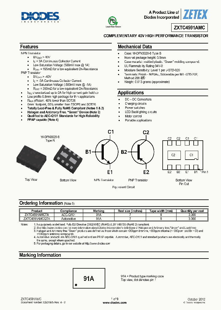 ZXTC4591AMC_8389400.PDF Datasheet