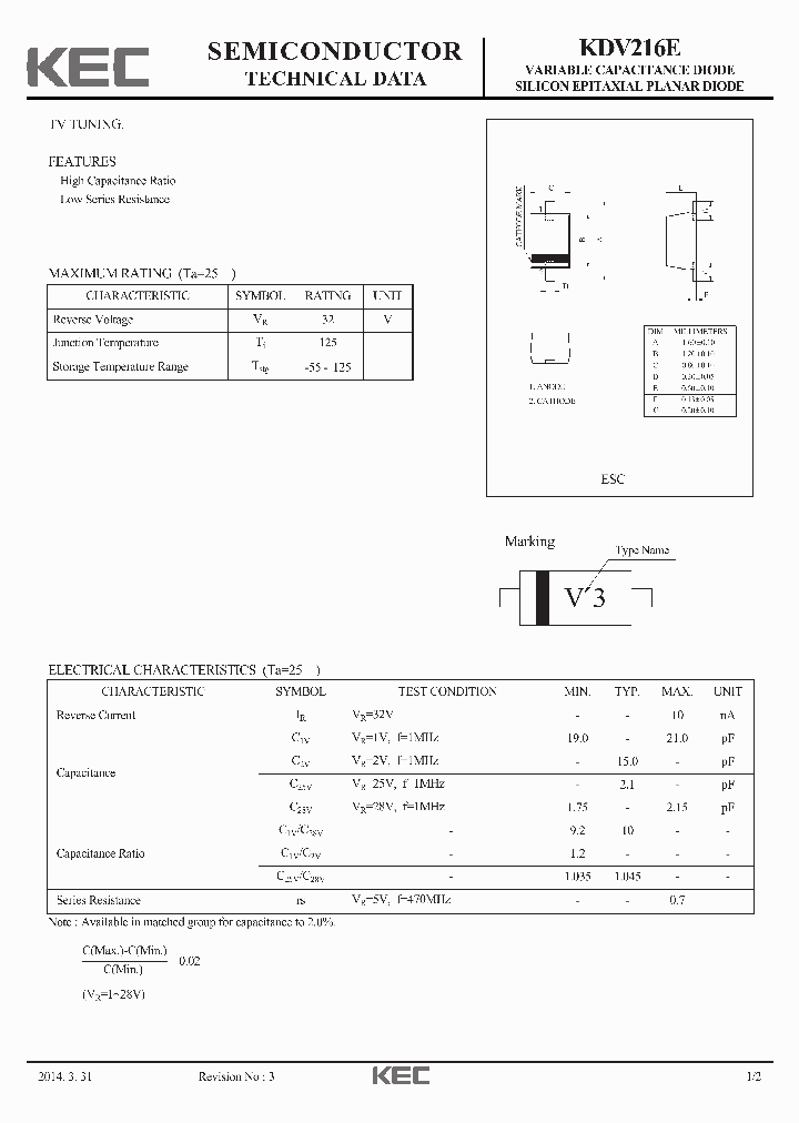 KDV216E-15_8389770.PDF Datasheet