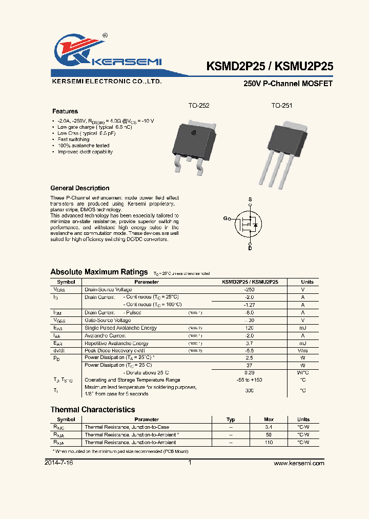 KSMD2P25_8389886.PDF Datasheet