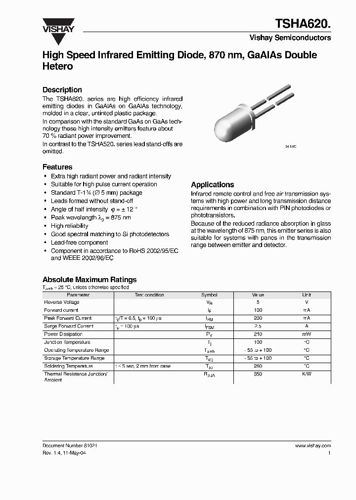 TSHA6201_8390236.PDF Datasheet