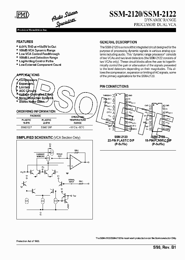 SSM2120-15_8391440.PDF Datasheet
