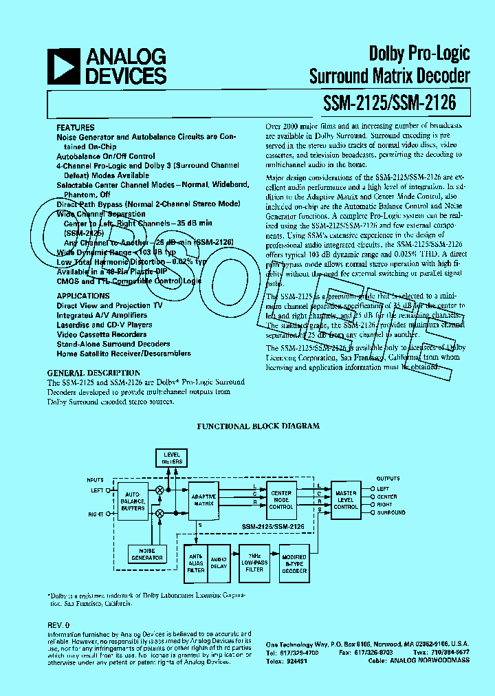 SSM2125-15_8391442.PDF Datasheet