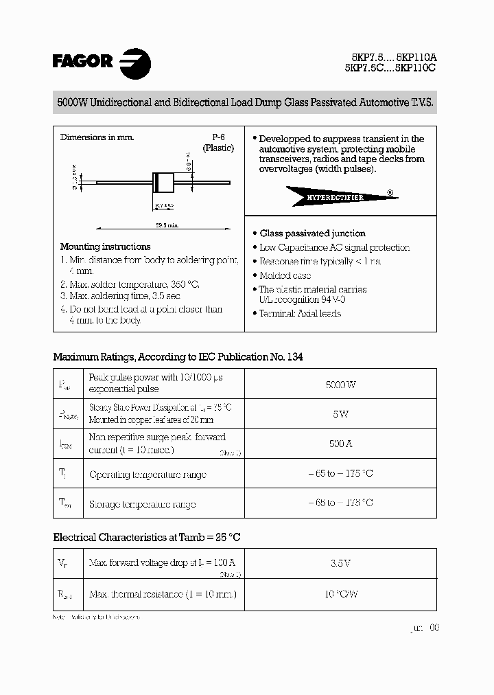 5KP100_8391556.PDF Datasheet