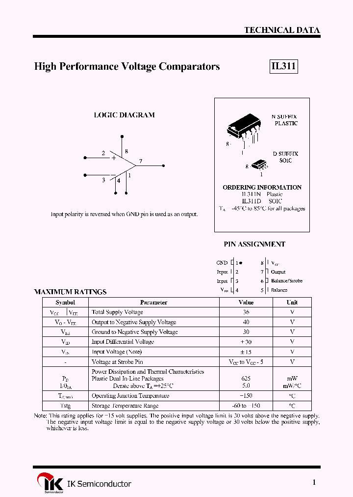 IL311_8393320.PDF Datasheet