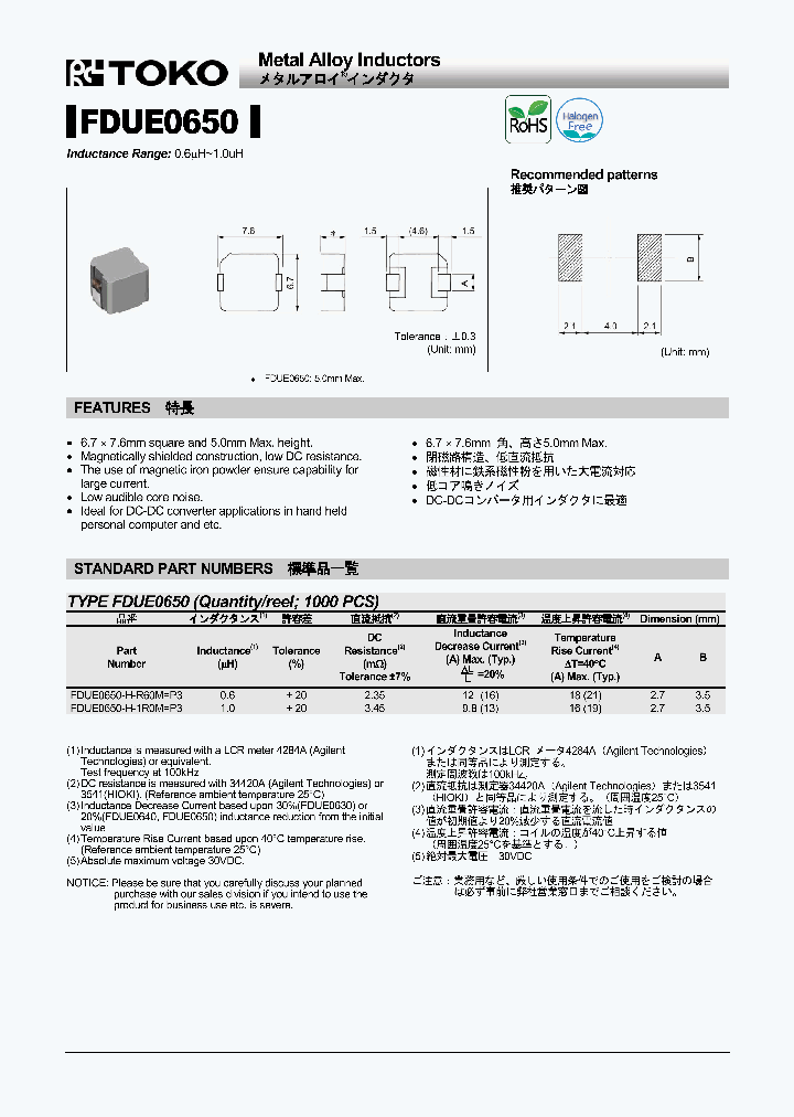 FDUE0650-H-1R0M_8393486.PDF Datasheet