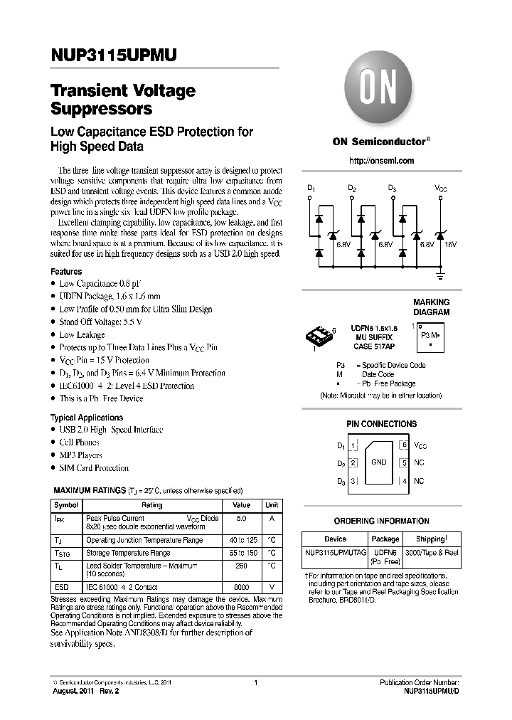 NUP3115UPMU_8393981.PDF Datasheet
