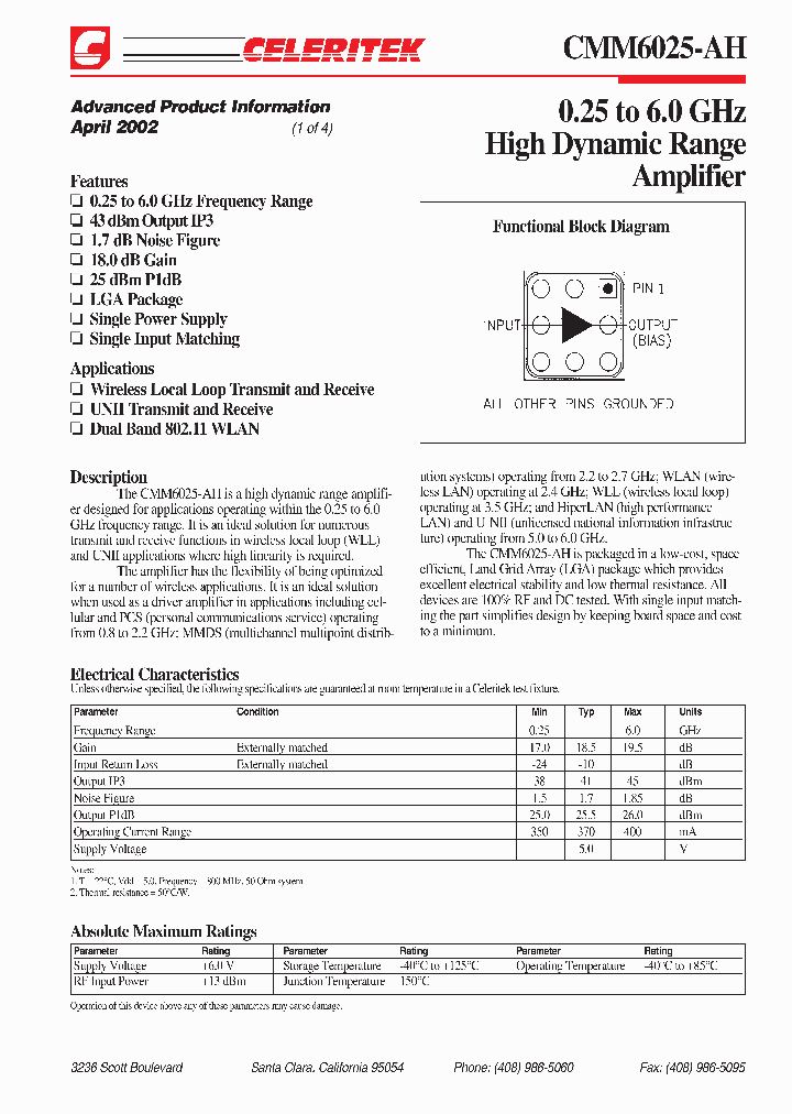 CMM6025-AH_8394480.PDF Datasheet