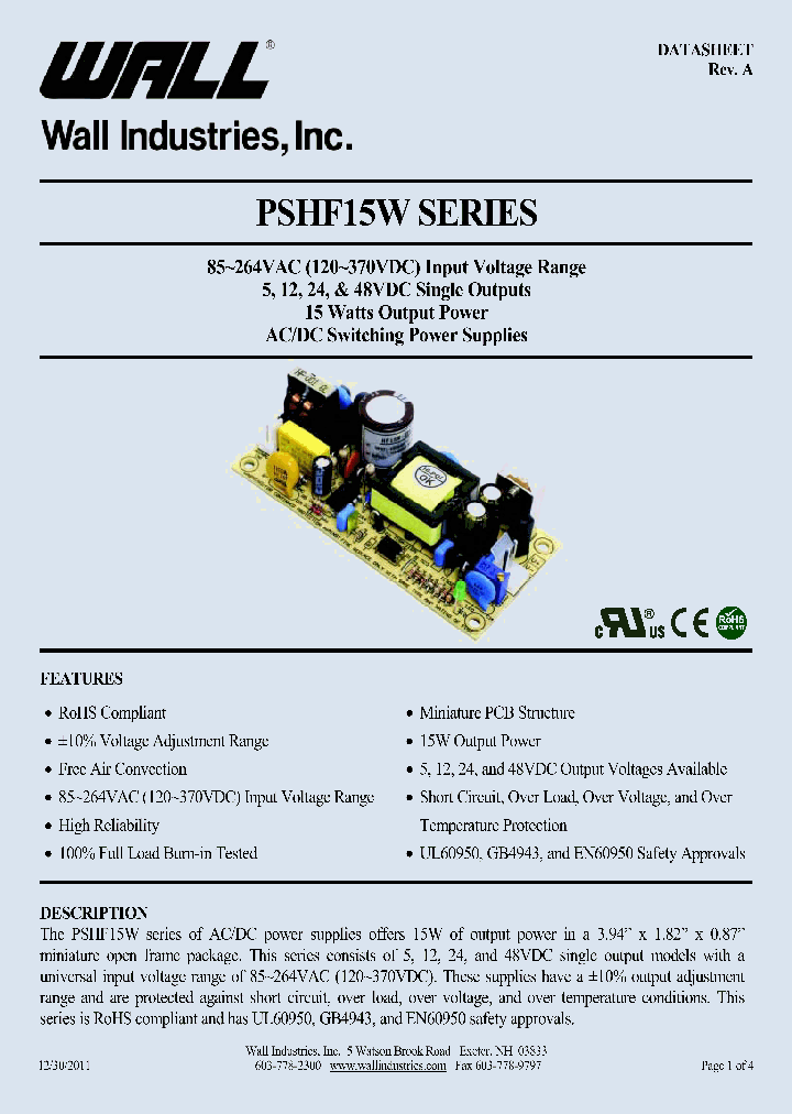 PSHF15W_8394922.PDF Datasheet