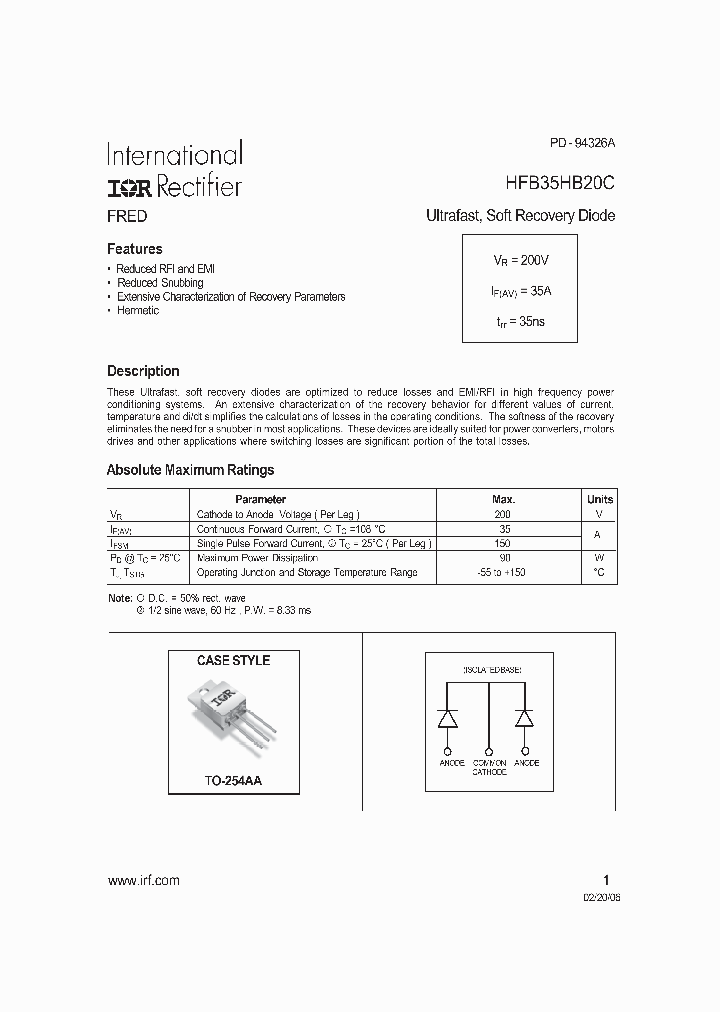HFB35HB20C-15_8394874.PDF Datasheet