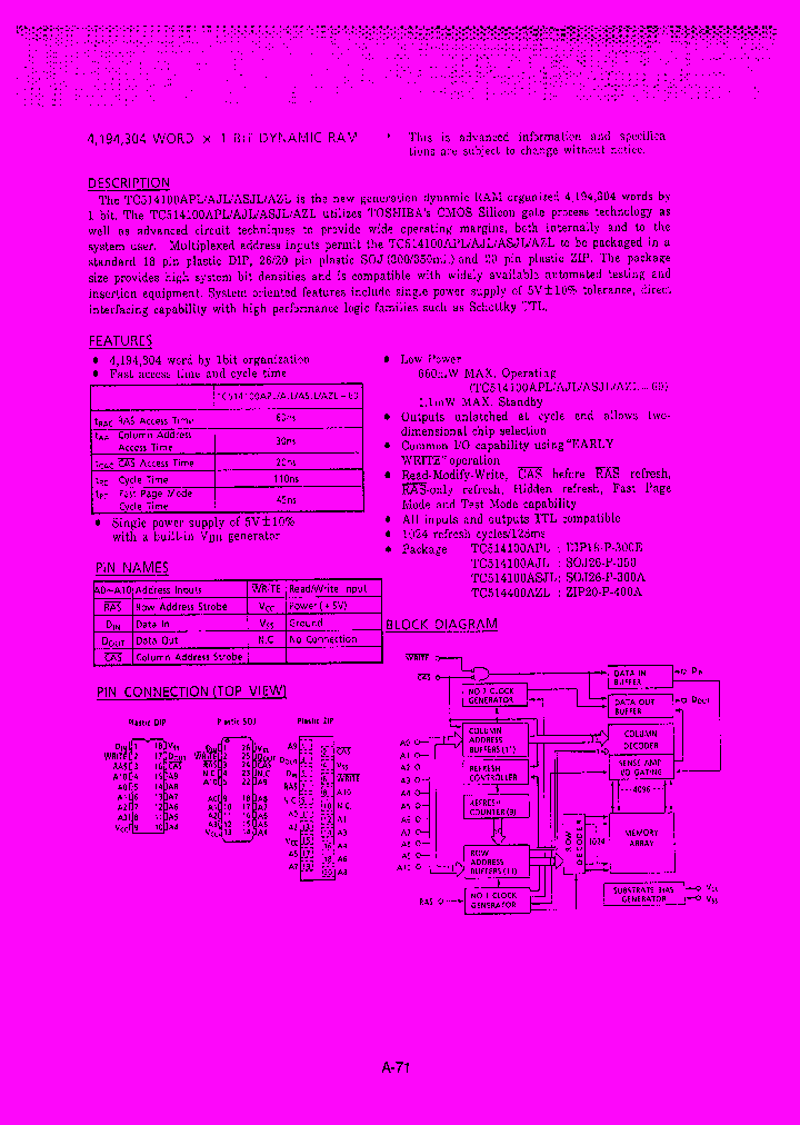 TC514100ASJL-60_8395079.PDF Datasheet