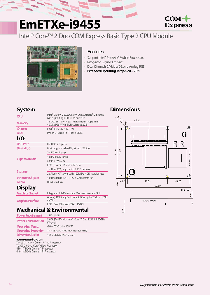 EMETXE-I9455_8395166.PDF Datasheet