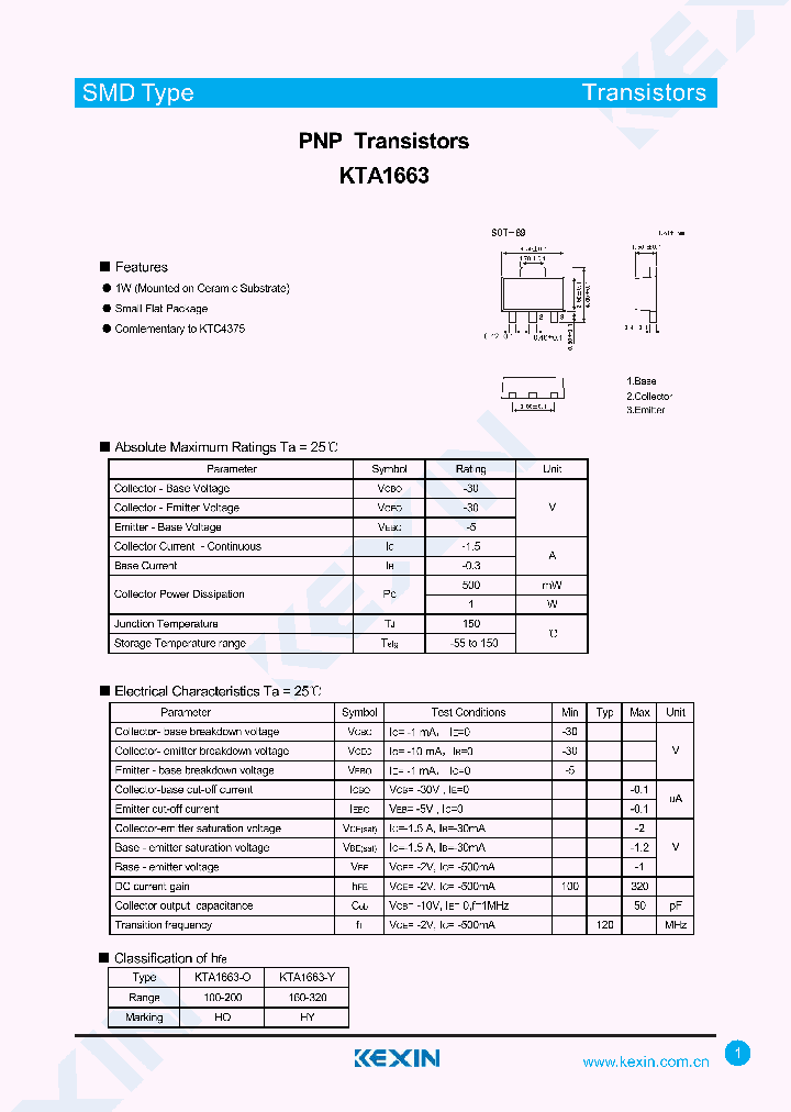 KTA1663-15_8395422.PDF Datasheet