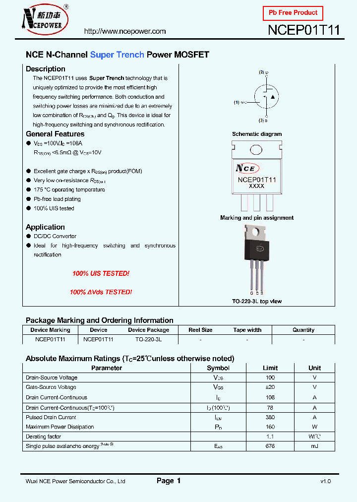 NCEP01T11_8395384.PDF Datasheet
