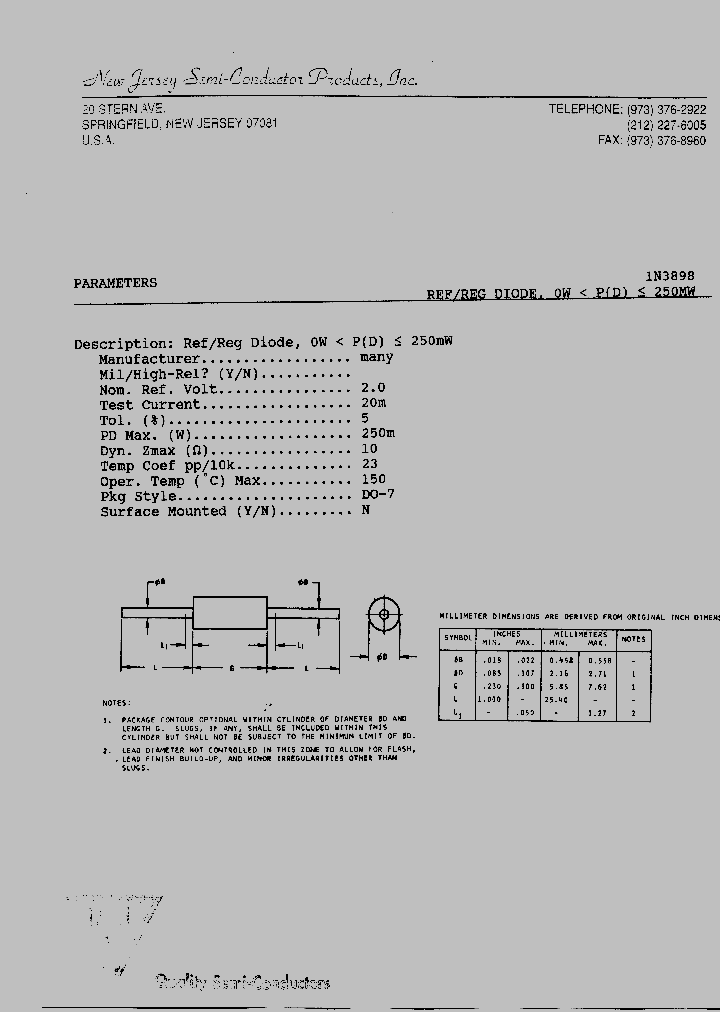 1N3898_8396405.PDF Datasheet