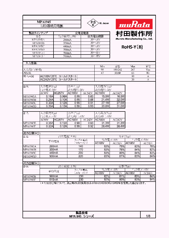 MPA1945B_8396740.PDF Datasheet