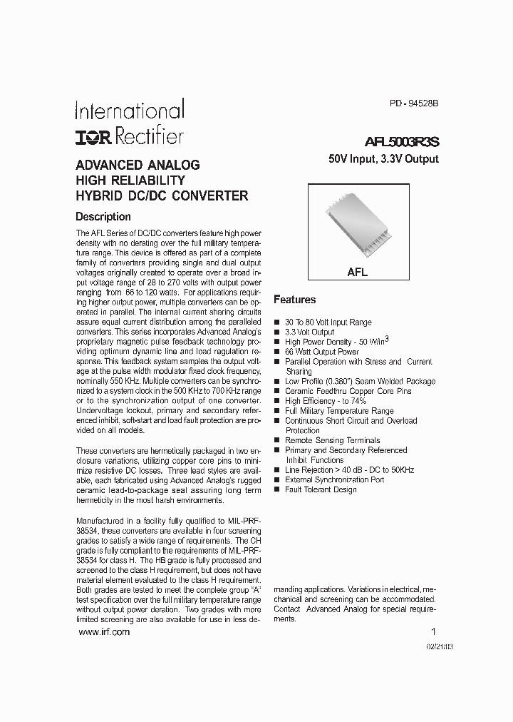 AFL5003R3S_8397108.PDF Datasheet