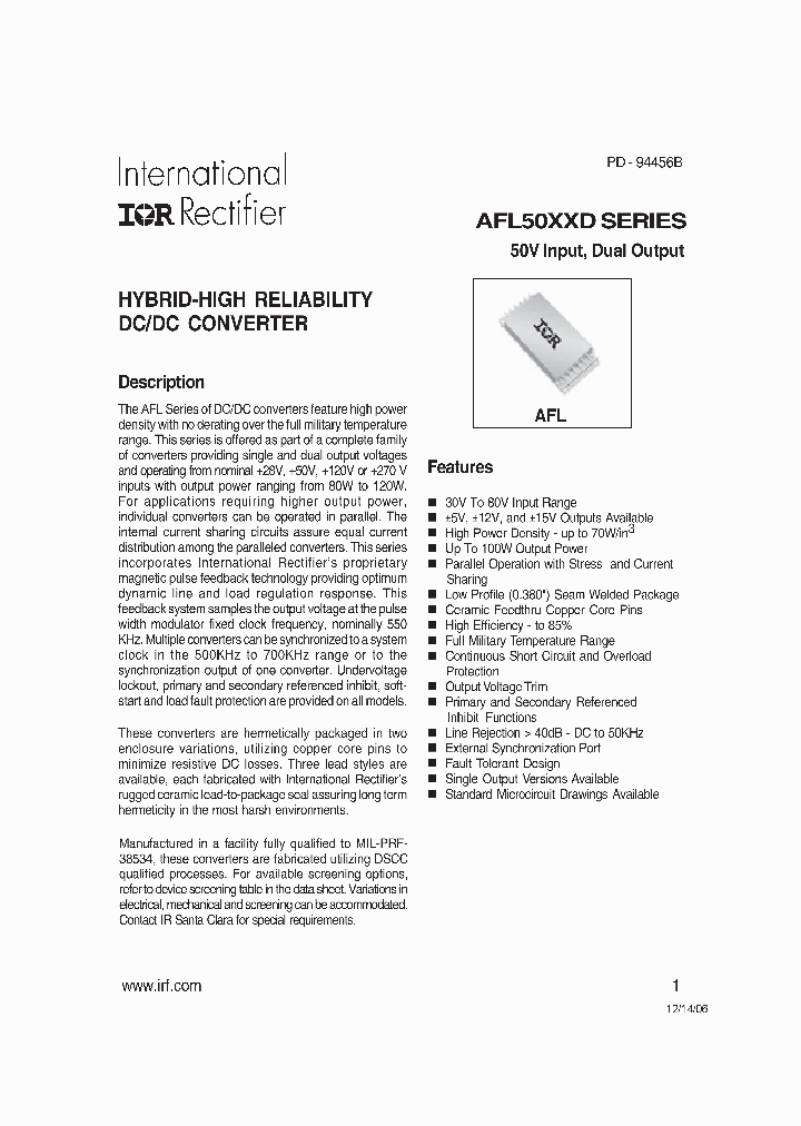 AFL5000D_8397095.PDF Datasheet