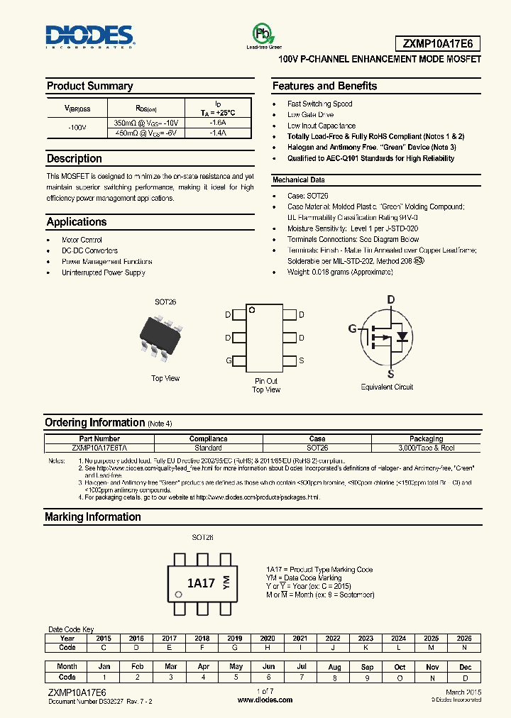 ZXMP10A17E6-15_8397131.PDF Datasheet