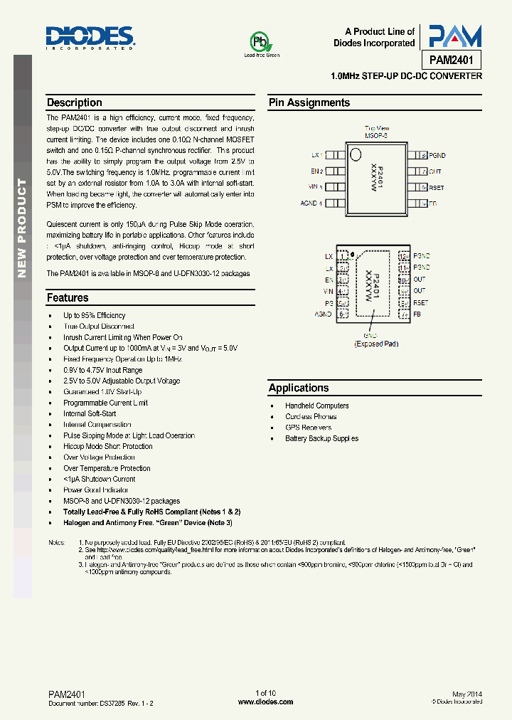 PAM2401_8397607.PDF Datasheet
