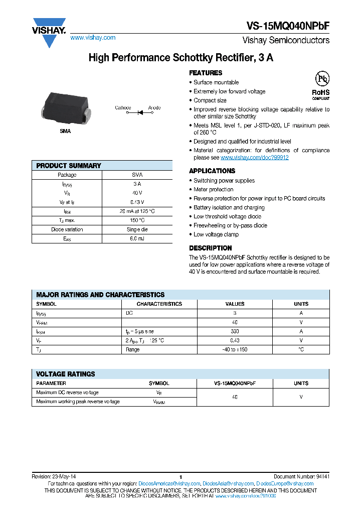 VS-15MQ040NPBF_8397875.PDF Datasheet