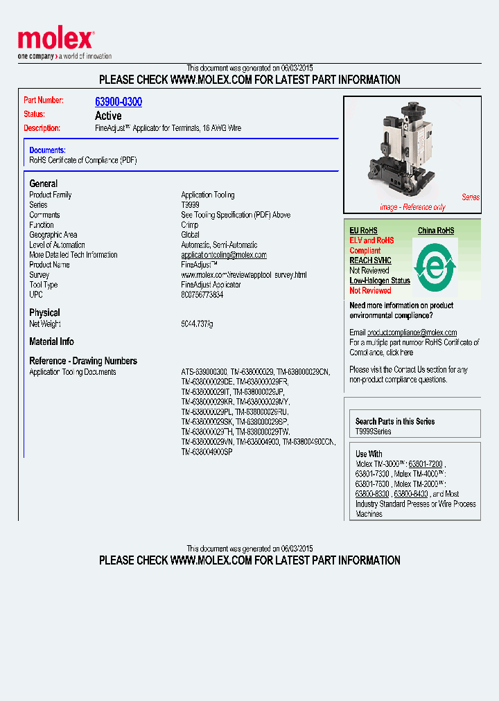 63900-0300_8398158.PDF Datasheet