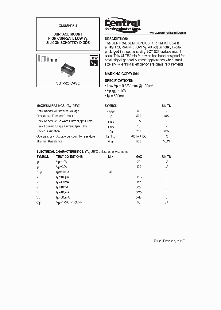 CMUSH05-4-15_8398724.PDF Datasheet