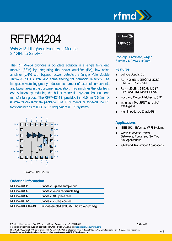 RFFM4204PCK-410_8398924.PDF Datasheet