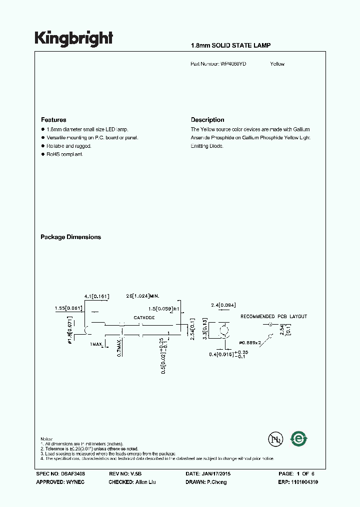WP4060YD_8399200.PDF Datasheet
