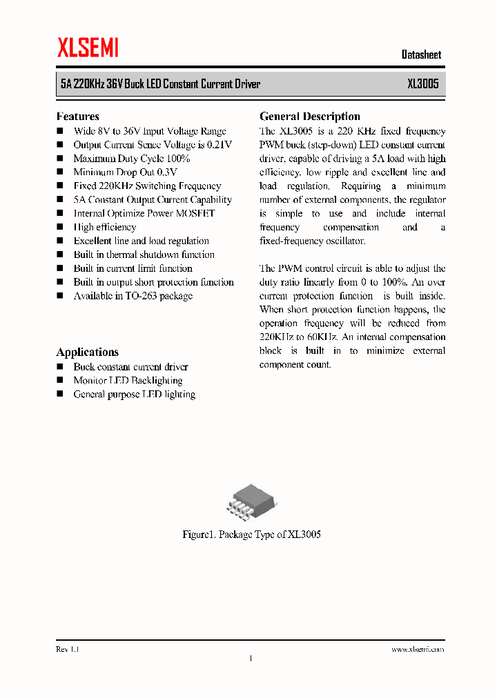 XL3005_8399349.PDF Datasheet