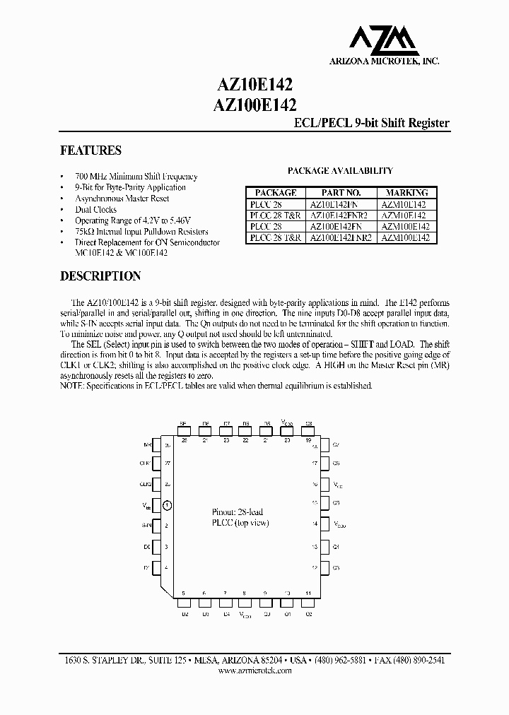 AZ100E14FNR2_8400305.PDF Datasheet
