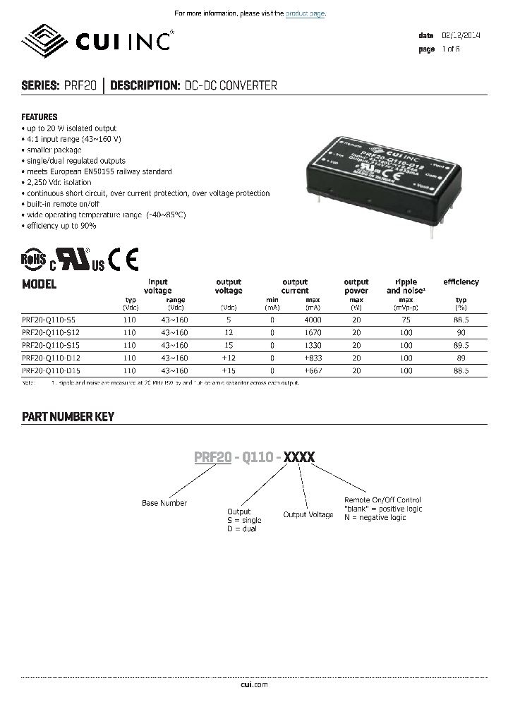 PRF20-Q110-S12_8400681.PDF Datasheet