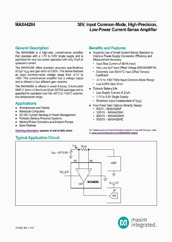 MAX44284_8401466.PDF Datasheet