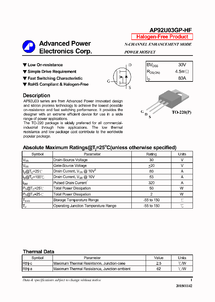 AP92U03GP-HF-16_8401788.PDF Datasheet