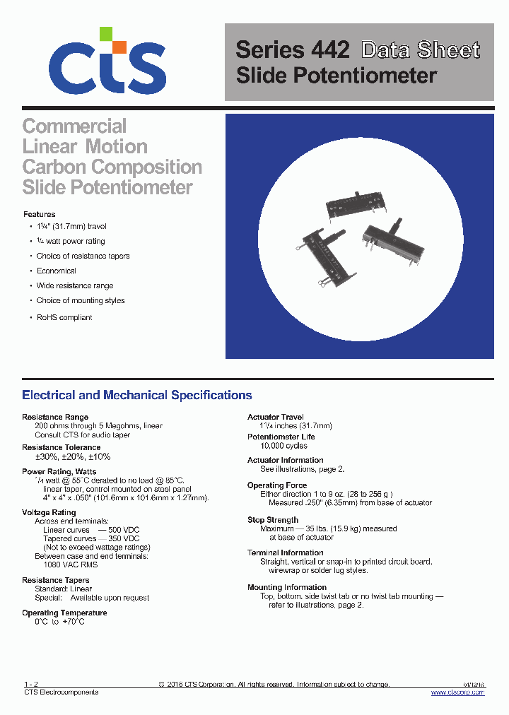 442BA3H252AAN_8401830.PDF Datasheet