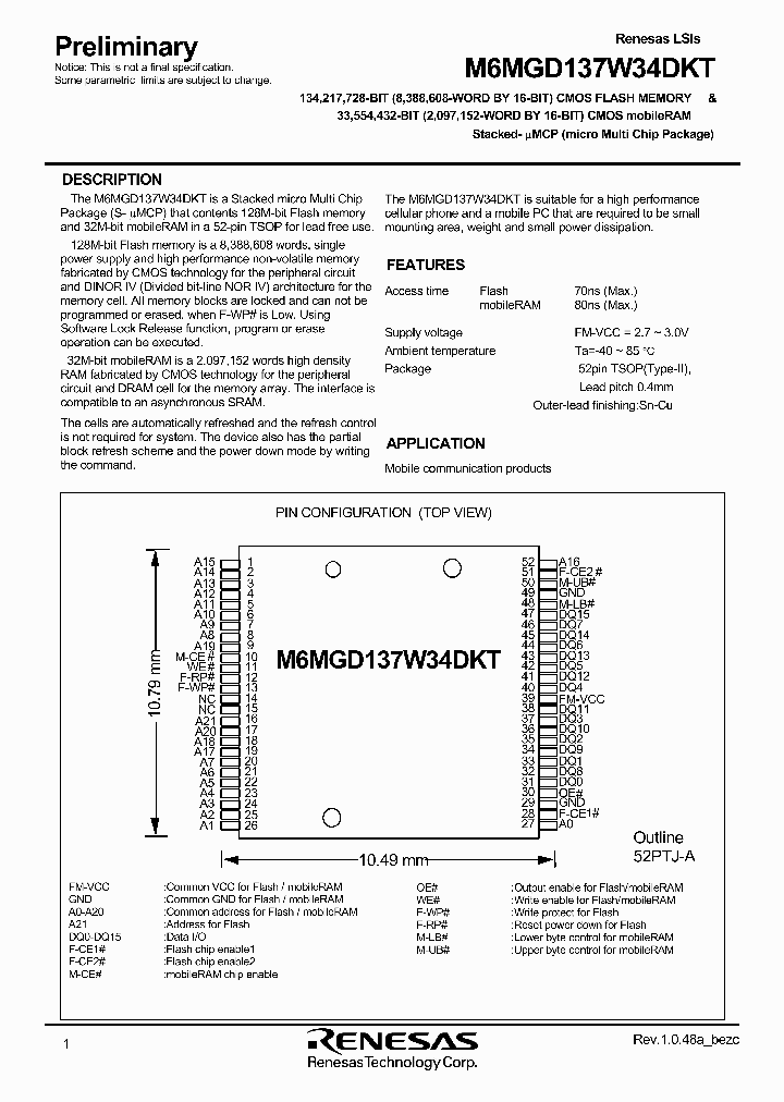 M6MGD137W34DKT_8401899.PDF Datasheet