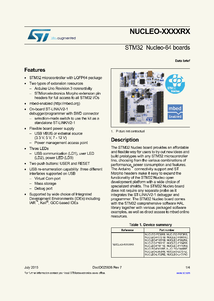 NUCLEO-F334R8_8402483.PDF Datasheet