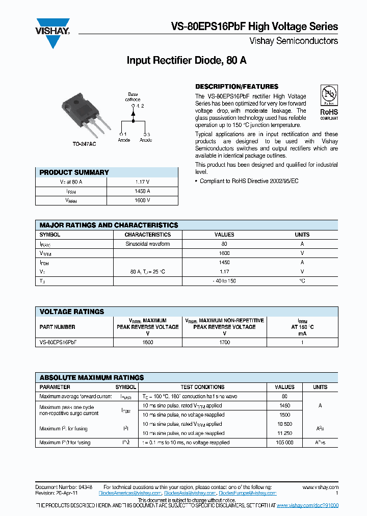 80EPS16_8402707.PDF Datasheet