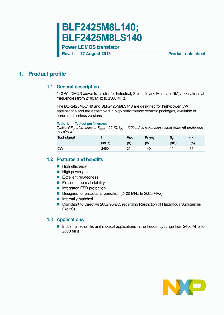 BLF2425M8LS140_8402947.PDF Datasheet
