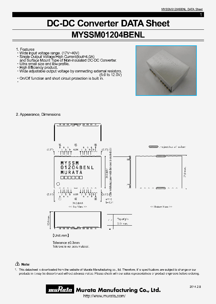 MYSSM01204BENL_8402853.PDF Datasheet