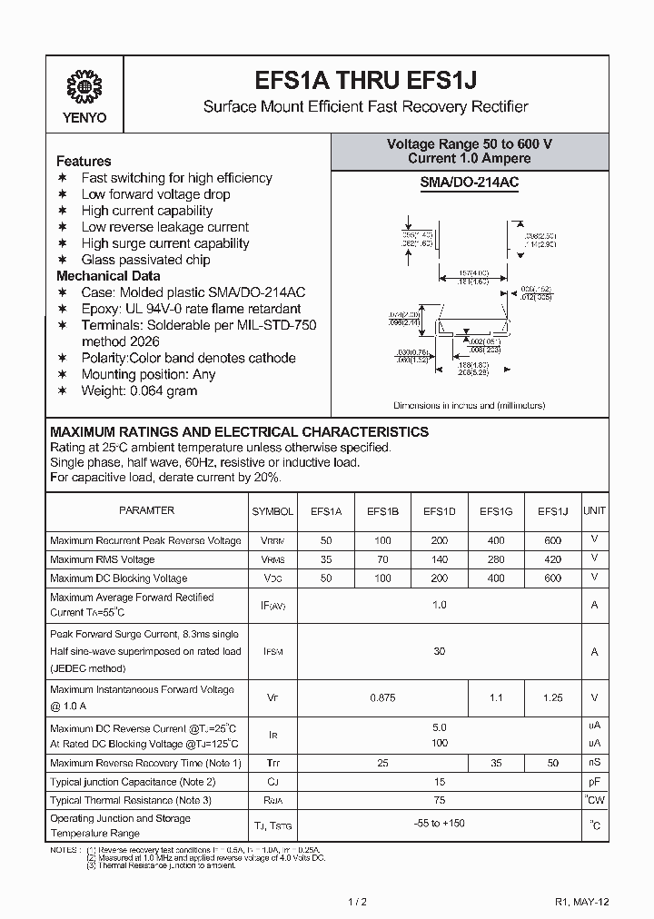 EFS1A_8403582.PDF Datasheet