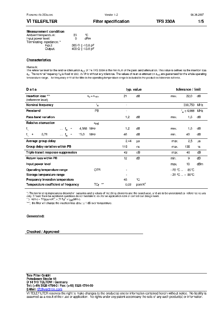 TFS330A_8403821.PDF Datasheet