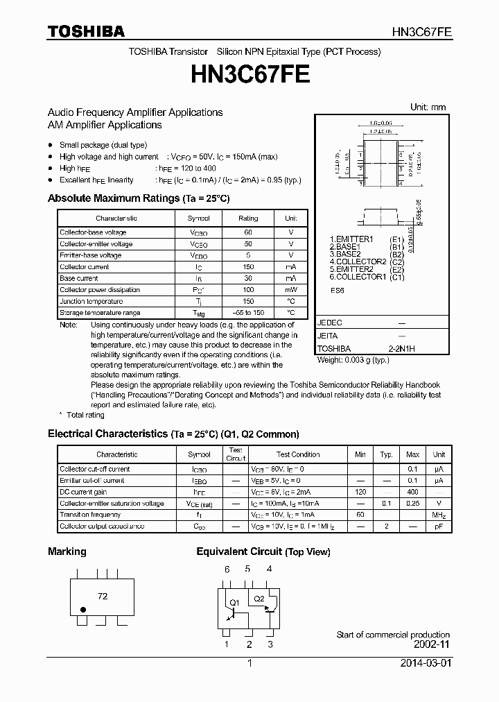 HN3C67FE_8404044.PDF Datasheet