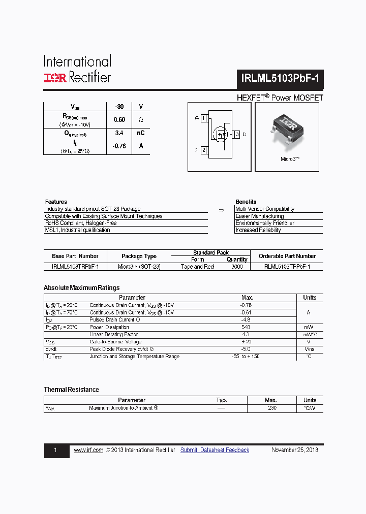 IRLML5103PBF-1_8404532.PDF Datasheet