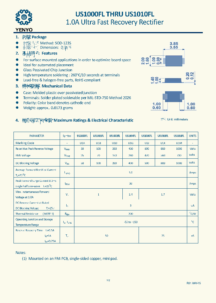 US1004FL_8406476.PDF Datasheet