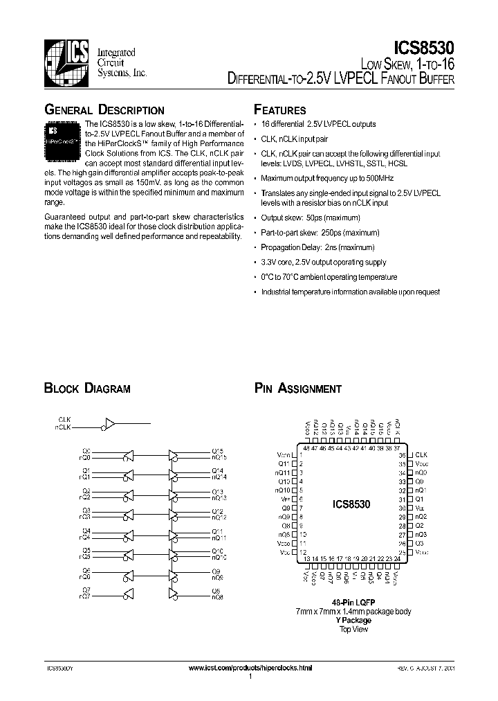ICS8530_8406502.PDF Datasheet