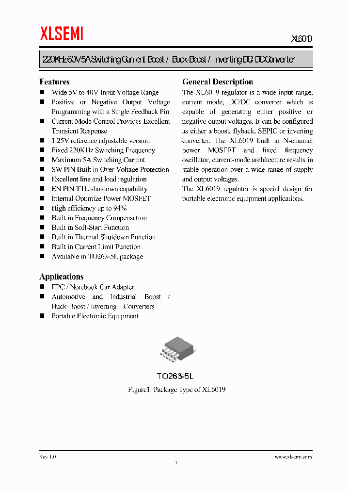 XL6019_8407062.PDF Datasheet